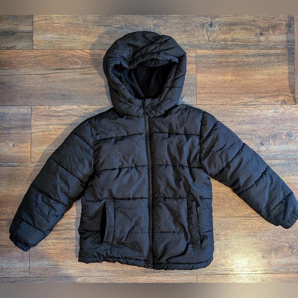 Swiss Tech Black Jacket with Hood